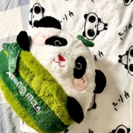 عروسک پتو بالشتی پاندا